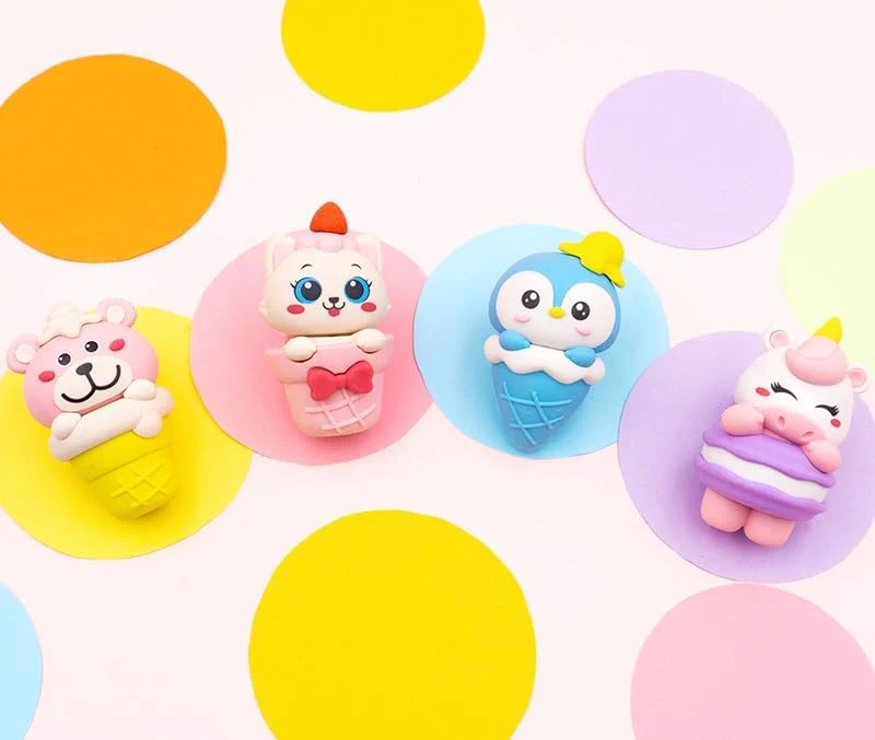 Animal Ice Cream Eraser for Best Return Gift for Girls & Boys (1Pack) - Image 5
