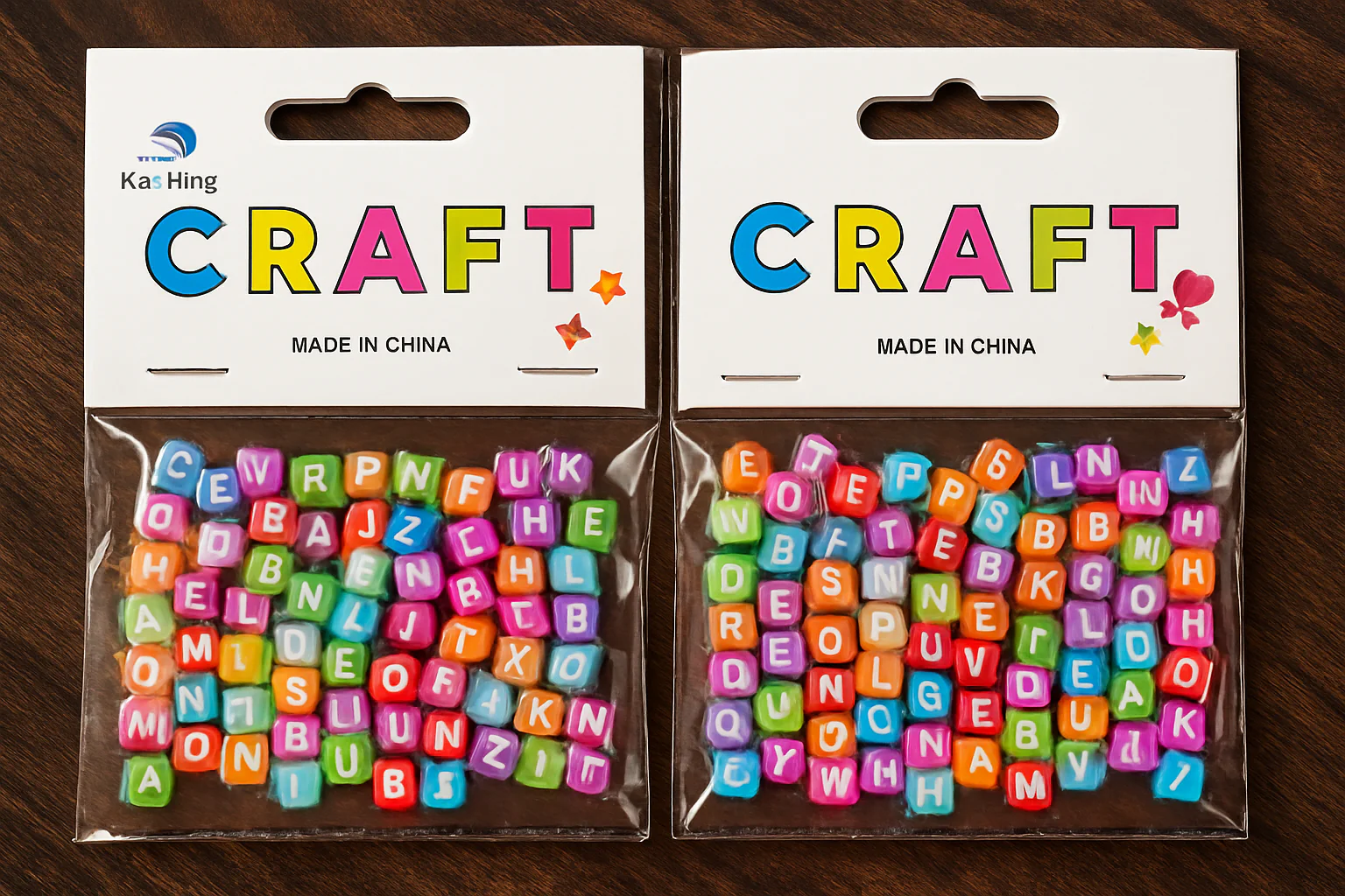 Art and Craft Plastic Alphabets - Multicolour - CRAFT - Image 2
