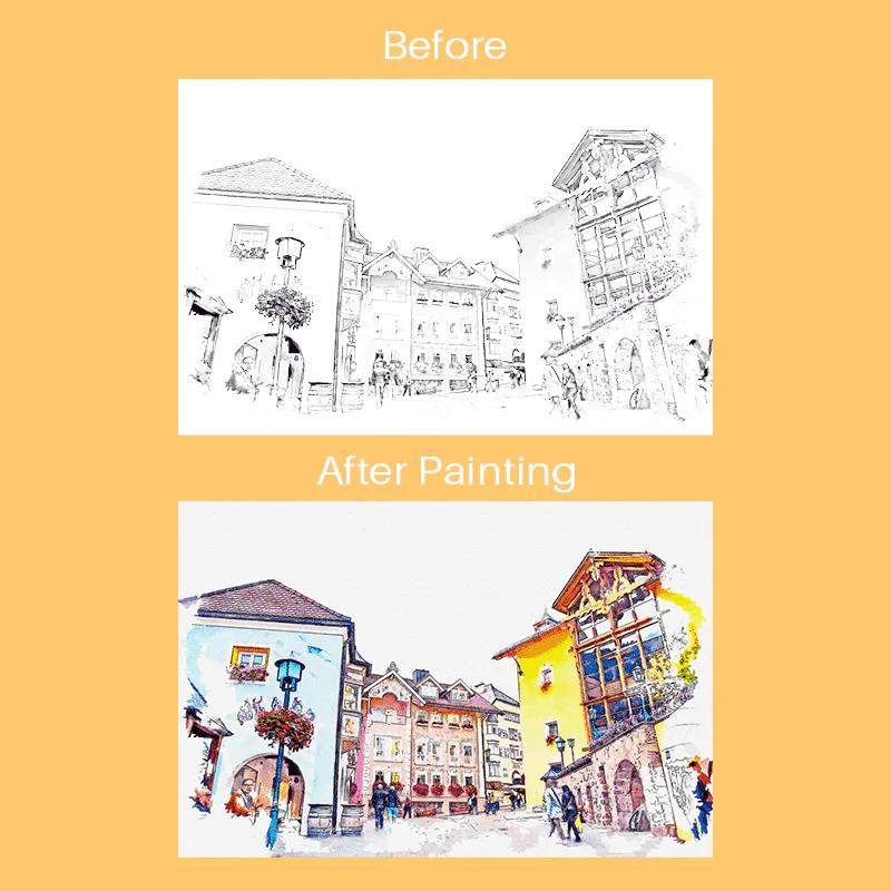Artella Watercolor Coloring Sketchbook A5 - Image 2