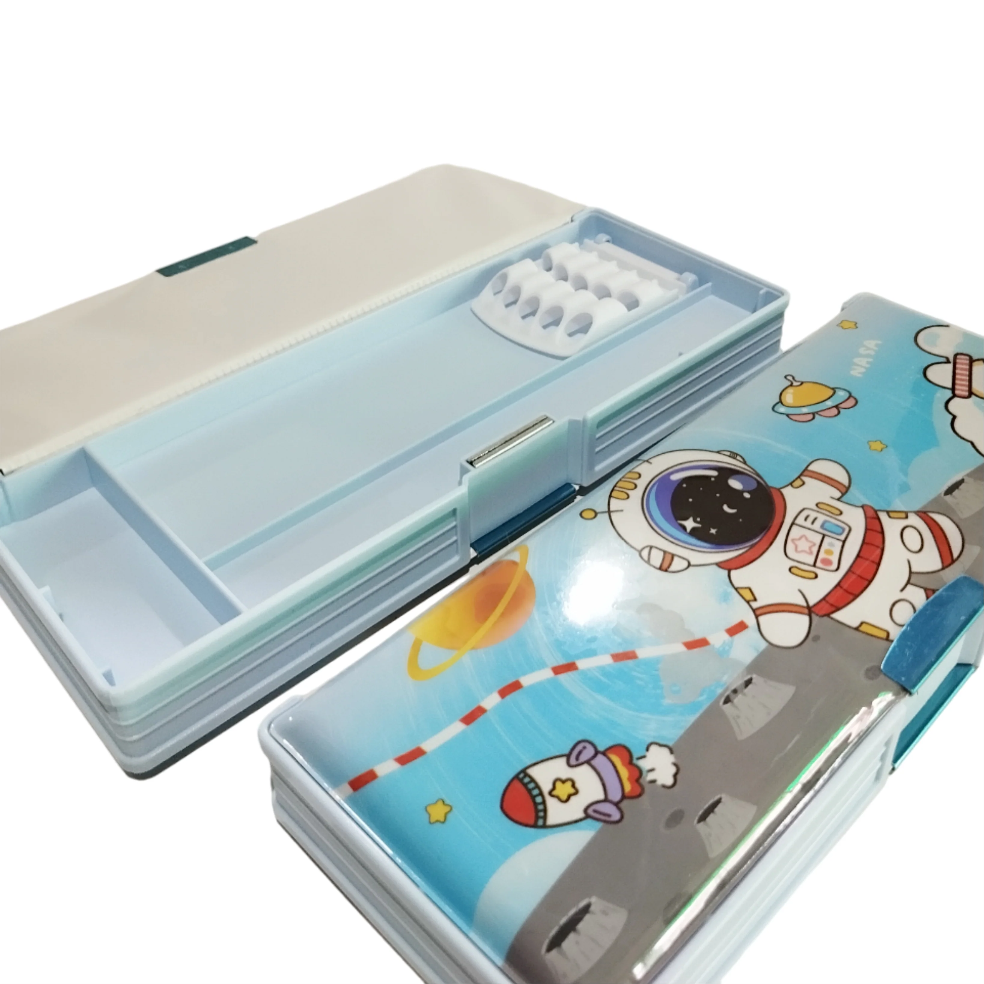 Astronaut Cartoon Magnetic Geometry Box for Kids - Image 3