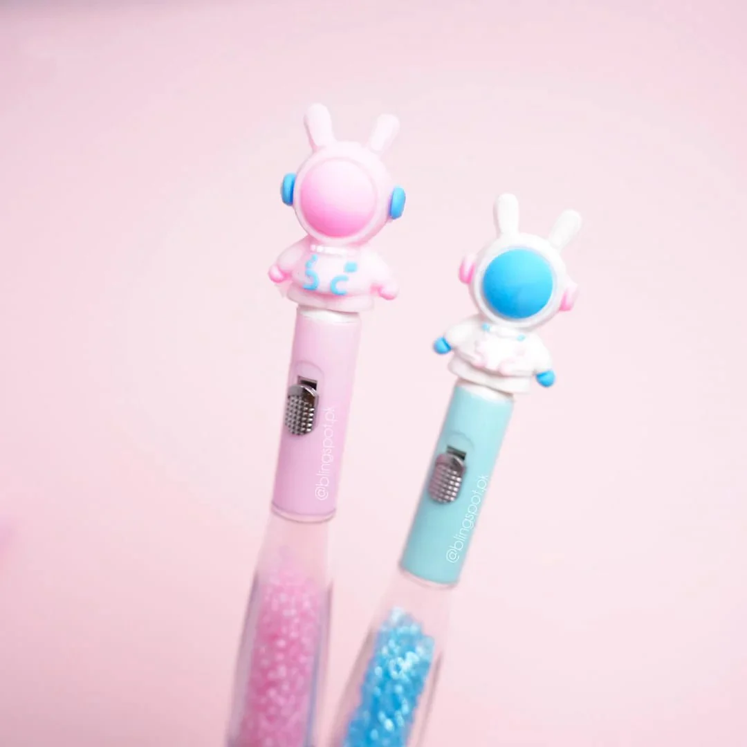 Astronaut Crystals Bunny Light Gel Pen - Image 2