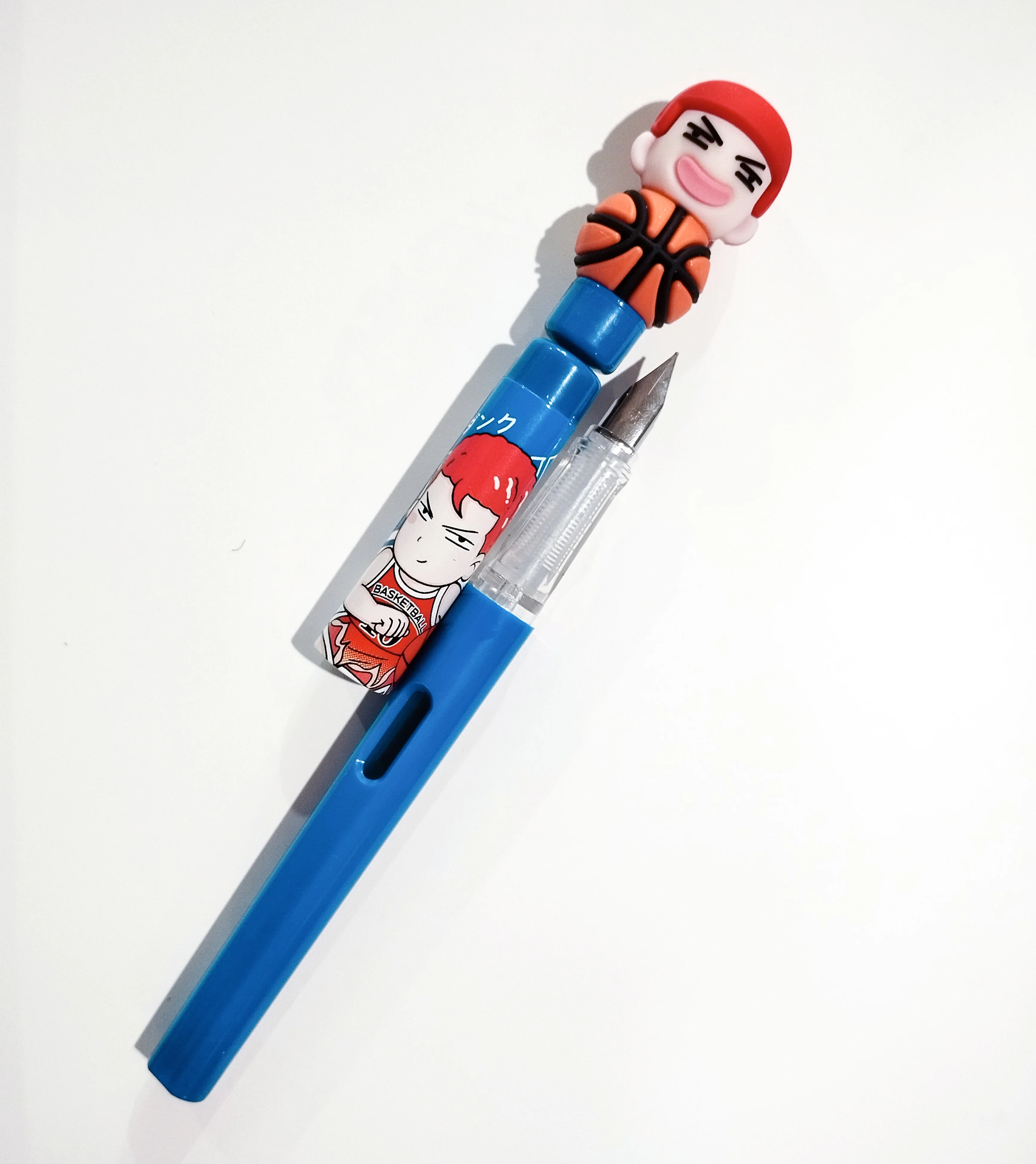 Basketball Cartoon Magnet Fountain Pen - Image 2