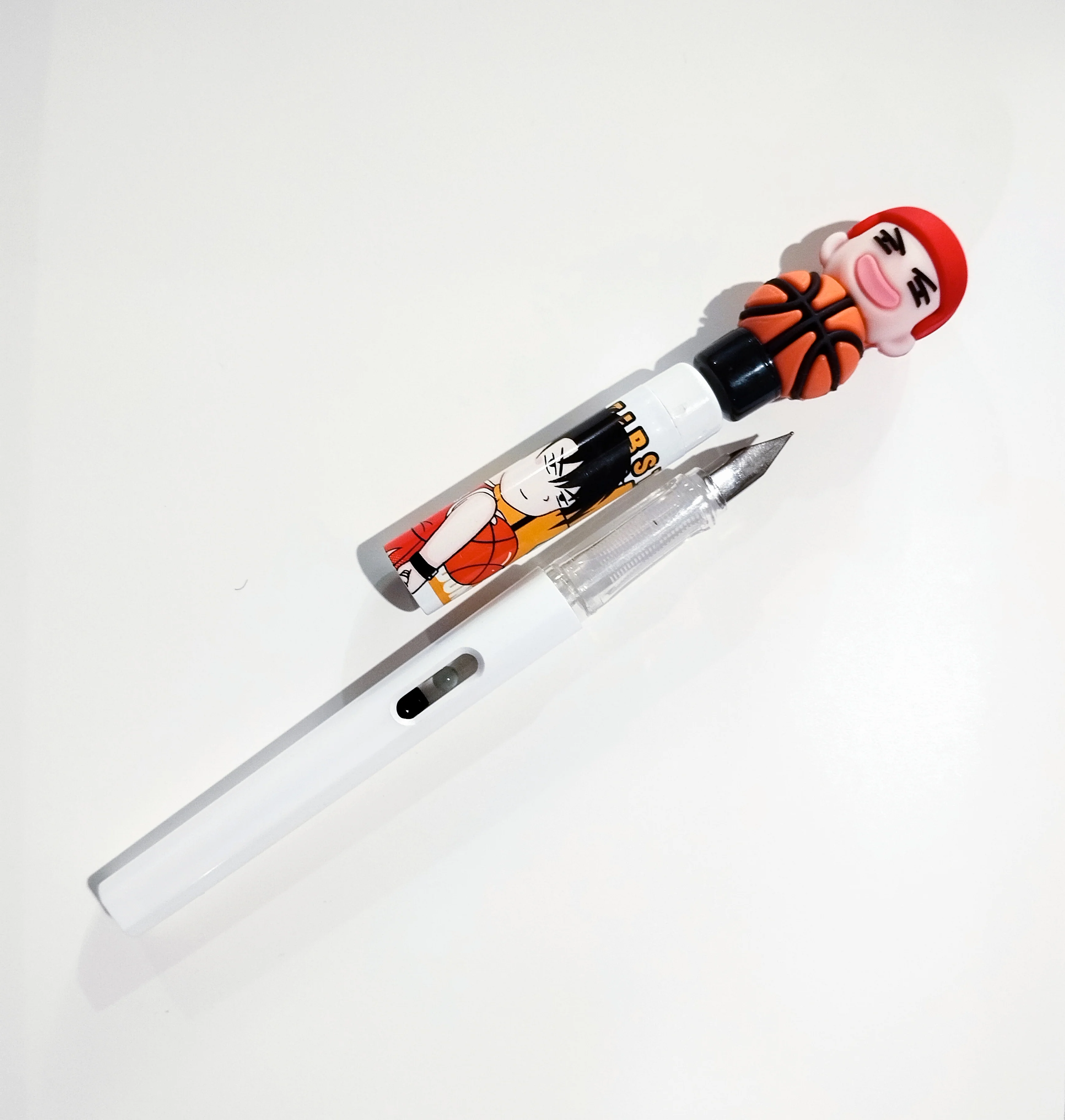 Basketball Cartoon Magnet Fountain Pen - Image 3