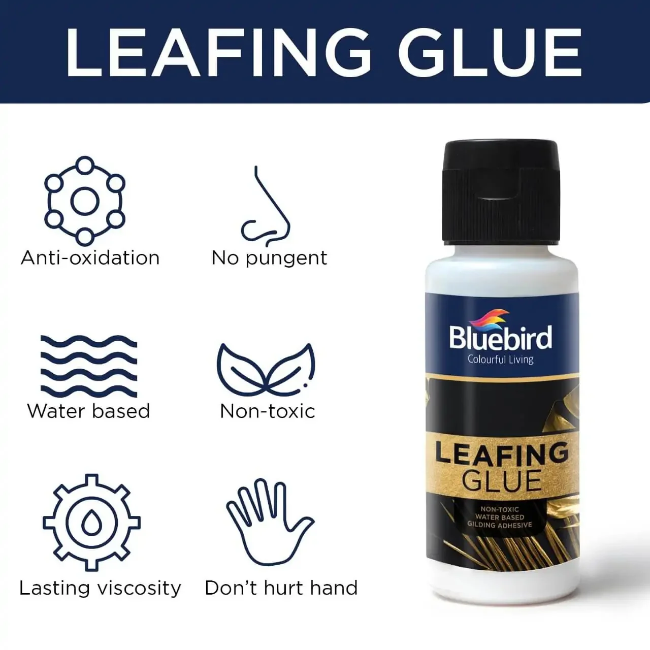 Bluebird Leafing Glue Gilding Adhesive – 100 ml - Image 4
