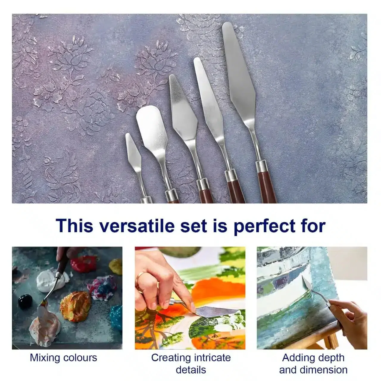 Bluebird Palette Knives – Set of 5 - Image 5