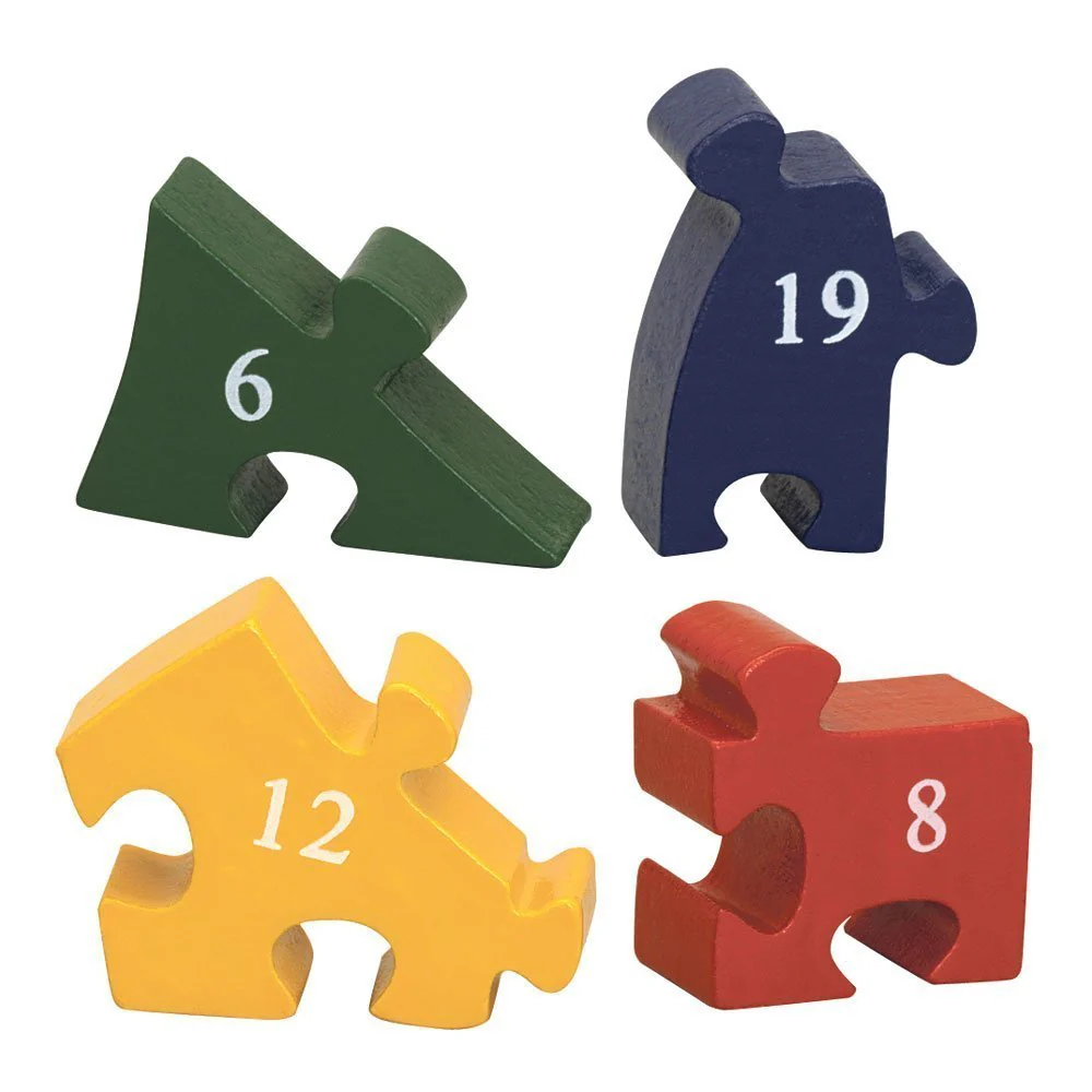 Butterfly Wooden Educational Alphabet & Numbers Jigsaw Puzzle - Image 4