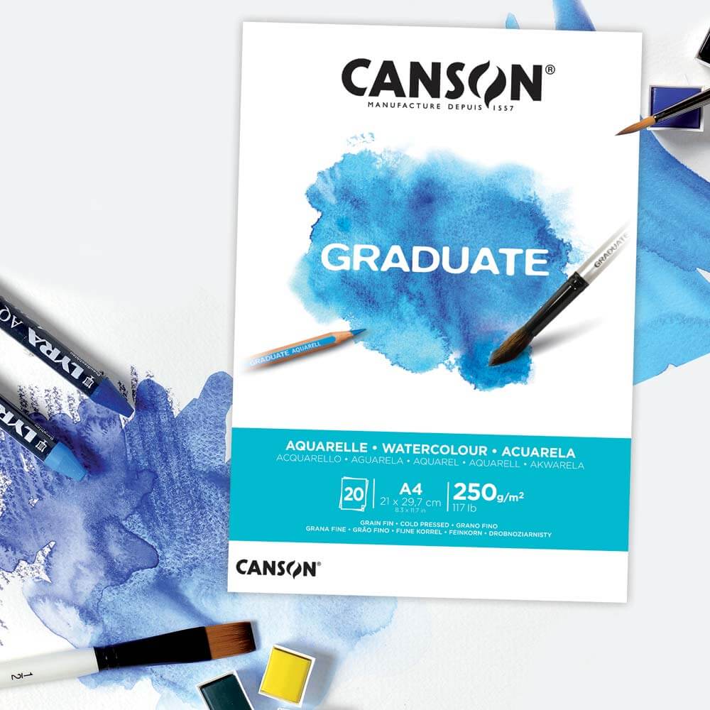 Canson Graduate Watercolor Pad 250 gsm - Image 3