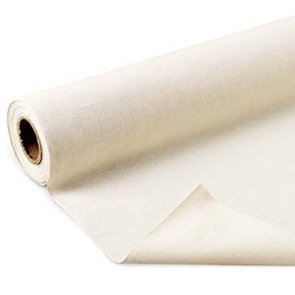Canvas Board Cloth - Off White (1 Meter)