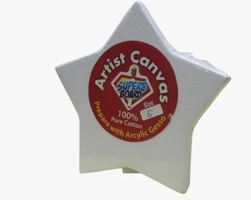 Canvas Board Star Shape - Image 2