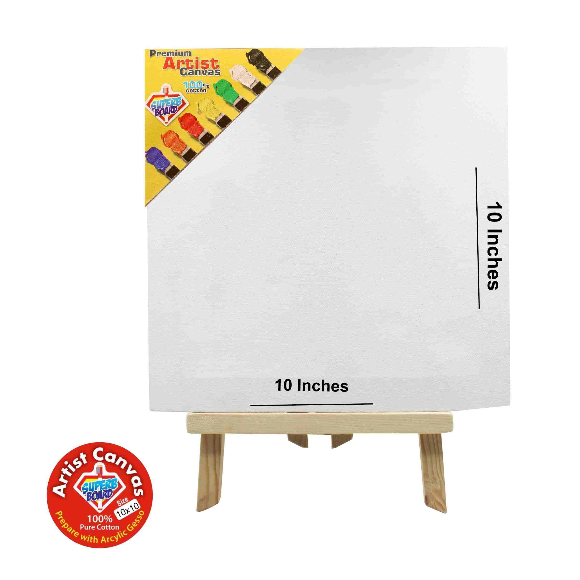 Canvas Board with Wooden Stand - Image 4