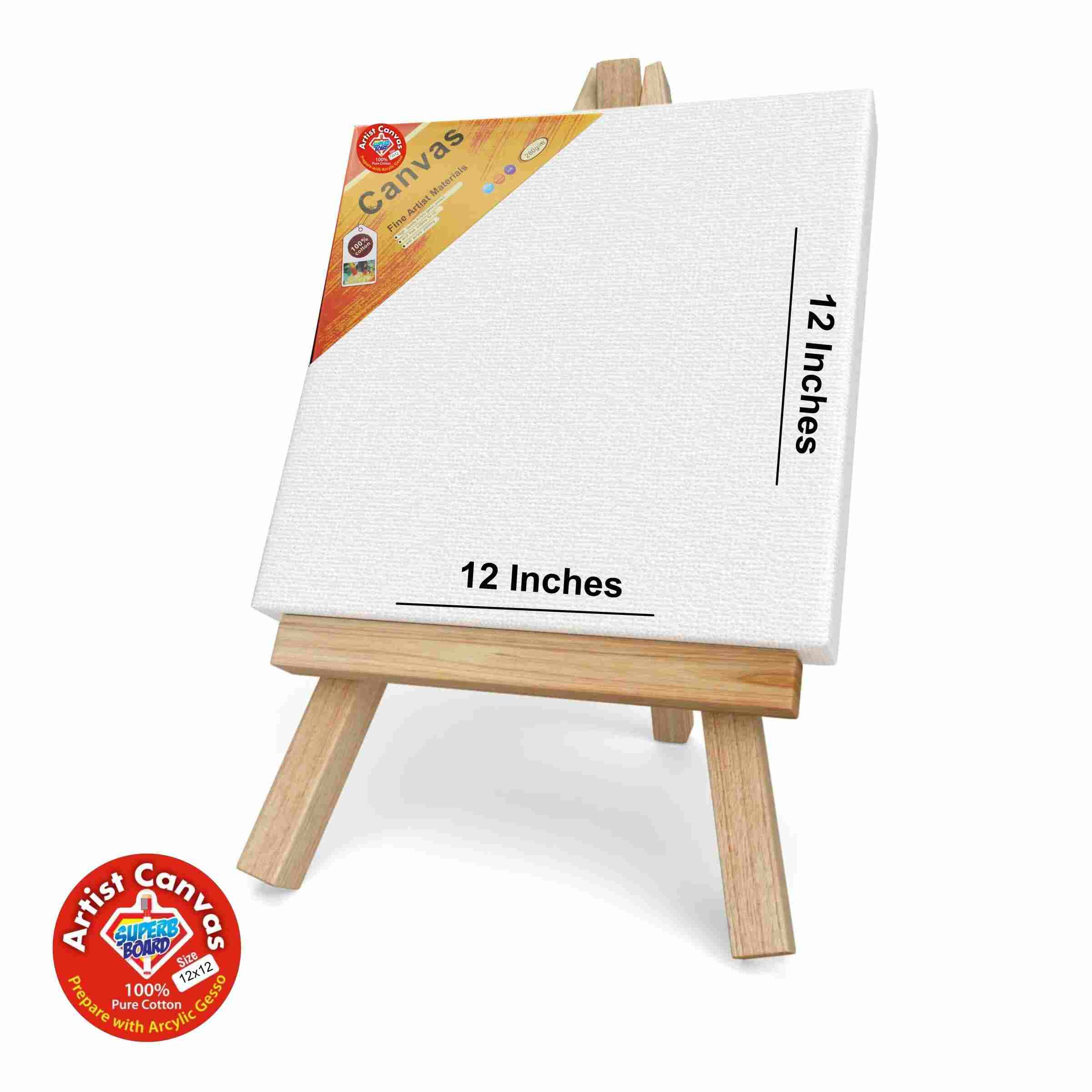 Canvas Board with Wooden Stand - Image 5