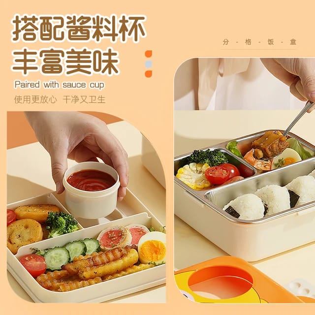 Cat Eye Stainless Steel Lunch Box - Image 4