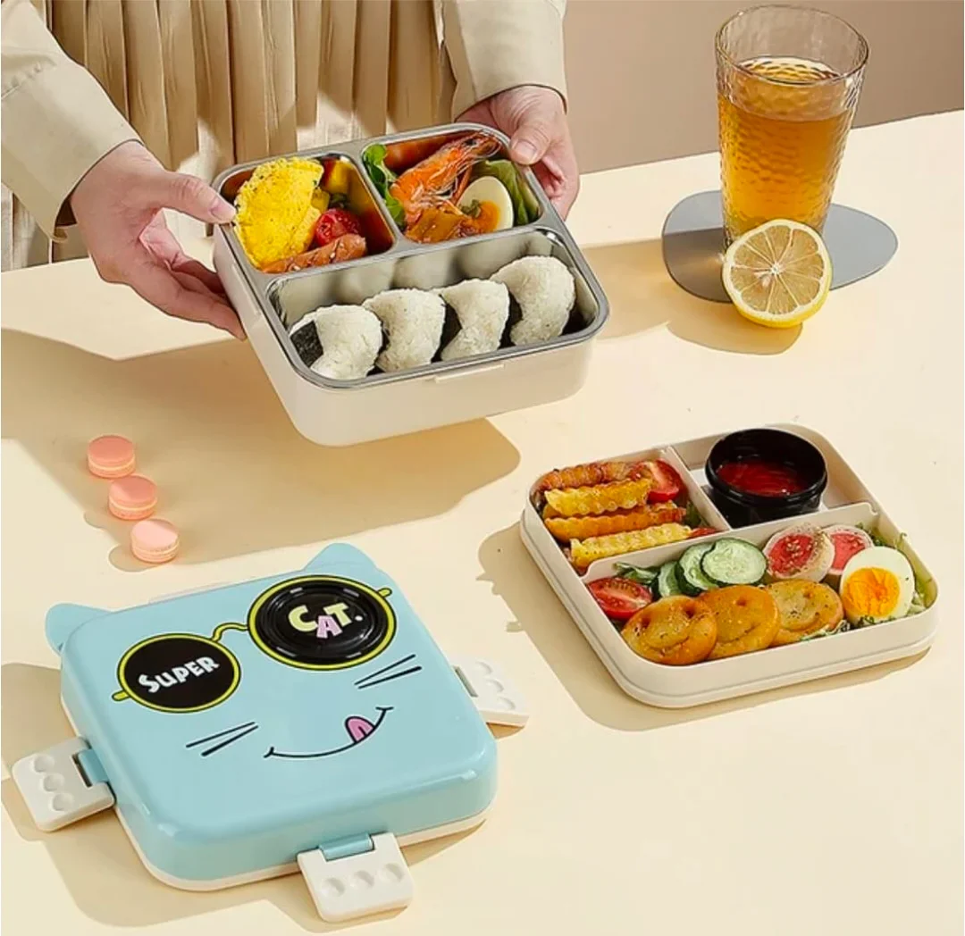 Cat Eye Stainless Steel Lunch Box - Image 7
