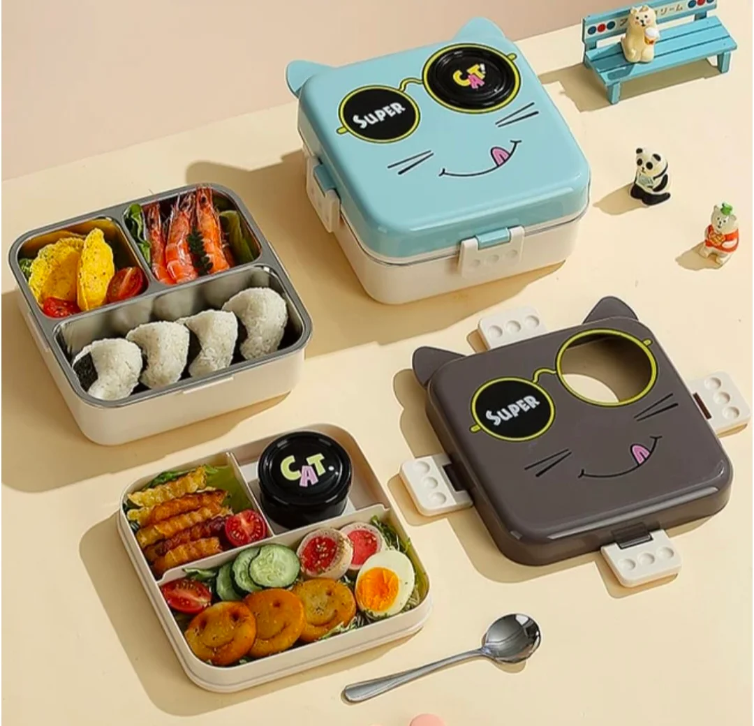 Cat Eye Stainless Steel Lunch Box - Image 8