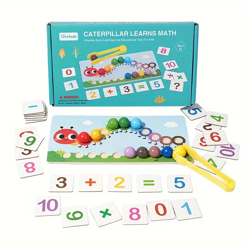 Caterpillar Science Math Early Educational Puzzle - Image 4