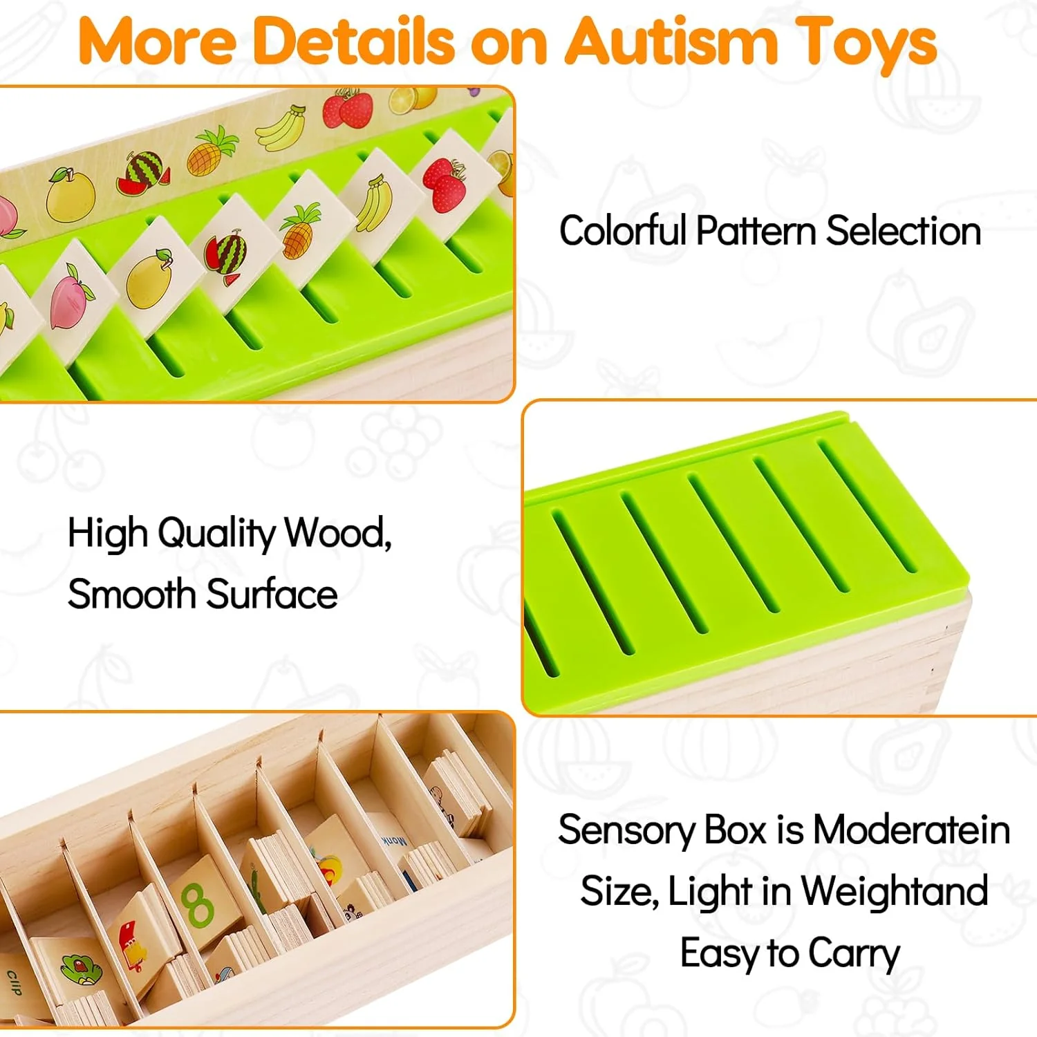 Children’s Educational Toy Early Learning Knowledge Classification Box - Image 3