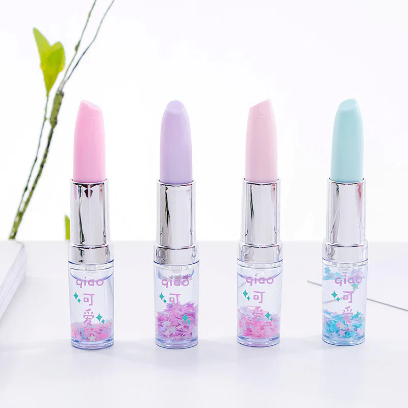 Cool Glitter Candy Color Lipstick Shape Gel Pen - Image 4