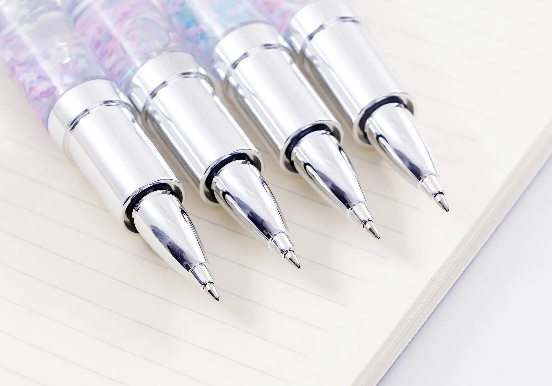 Cool Glitter Candy Color Lipstick Shape Gel Pen - Image 5