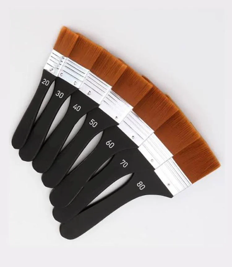 Corot Artist Professional Flat Paint Brush - Image 2