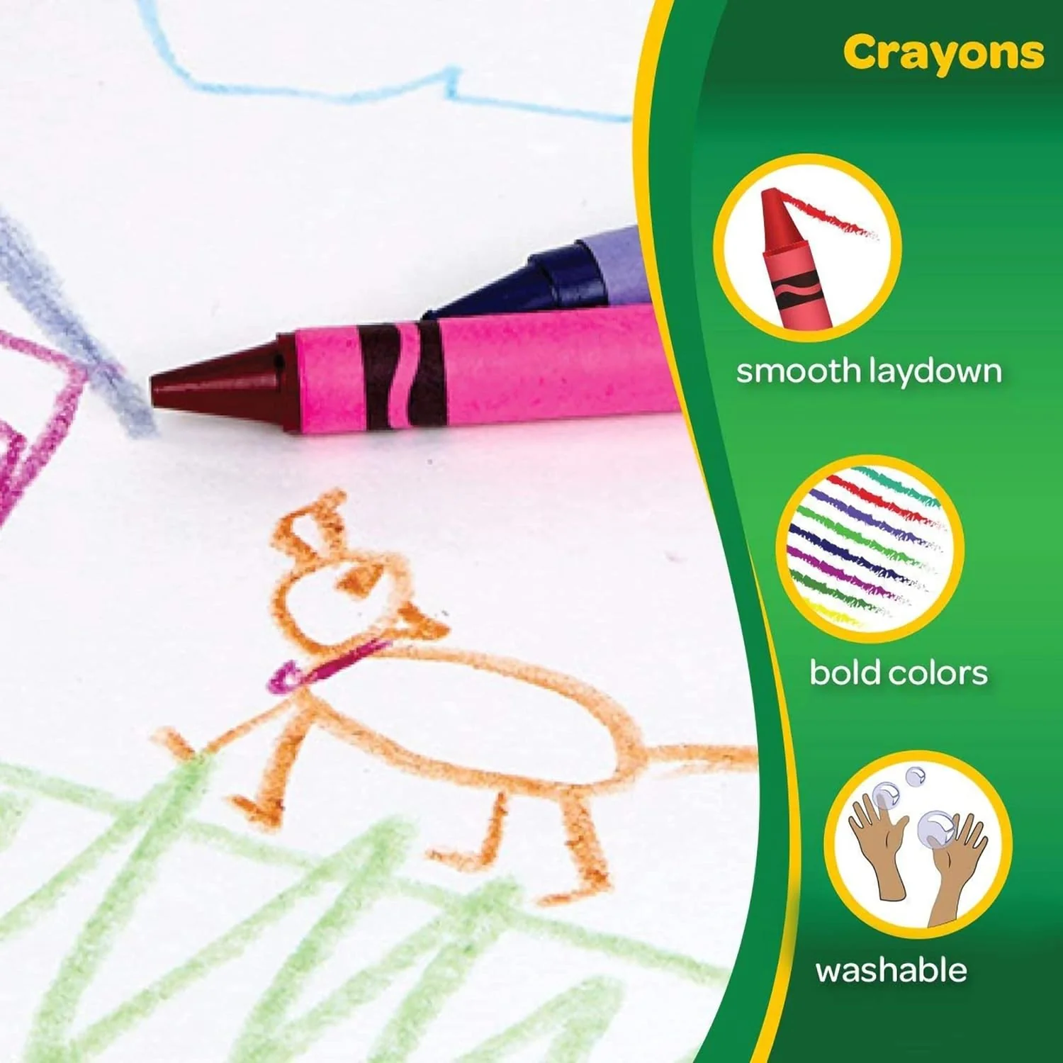 Crayola Classic Color Crayons Set of 16 523016 - Image 3