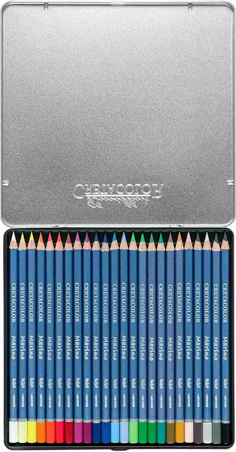 Cretacolor Marino Aquarelle Color Pencils Set - Image 3