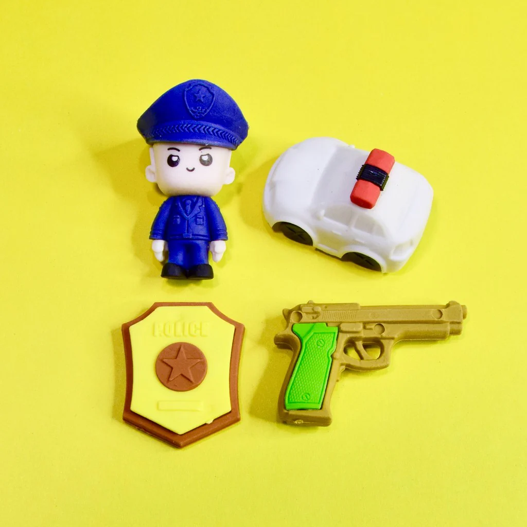 Cute 3D Cartoon Fancy Eraser for Kids 4Pcs Set - Image 5