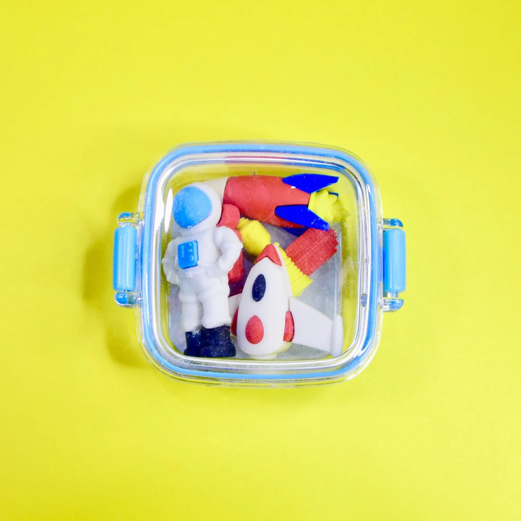 Cute 3D Cartoon Fancy Eraser for Kids 4Pcs Set - Image 9