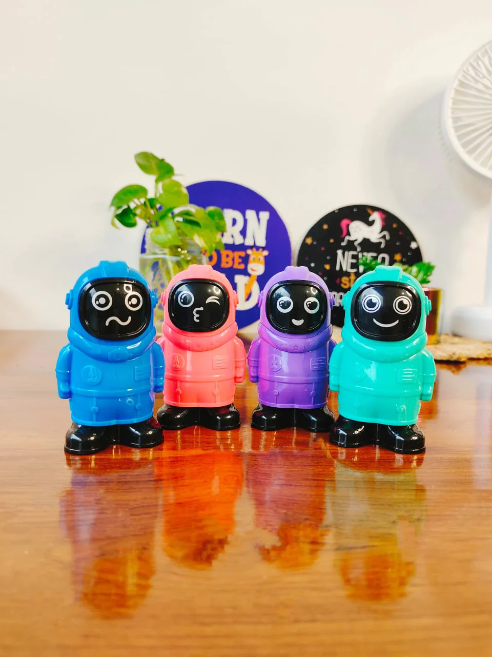 Cute Astronaut Shape Dual Hole Sharpener & Eraser