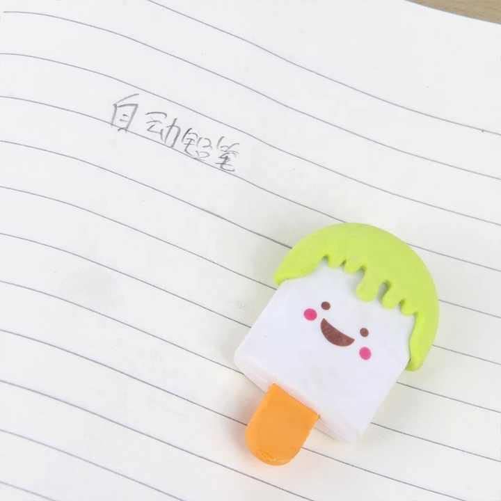 Cute Ice Cream Shape Rubber Pencil Erasers - Image 5