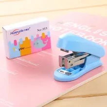 Cute Mini Stapler with stapler pin DL0582- Multicolor - Image 6