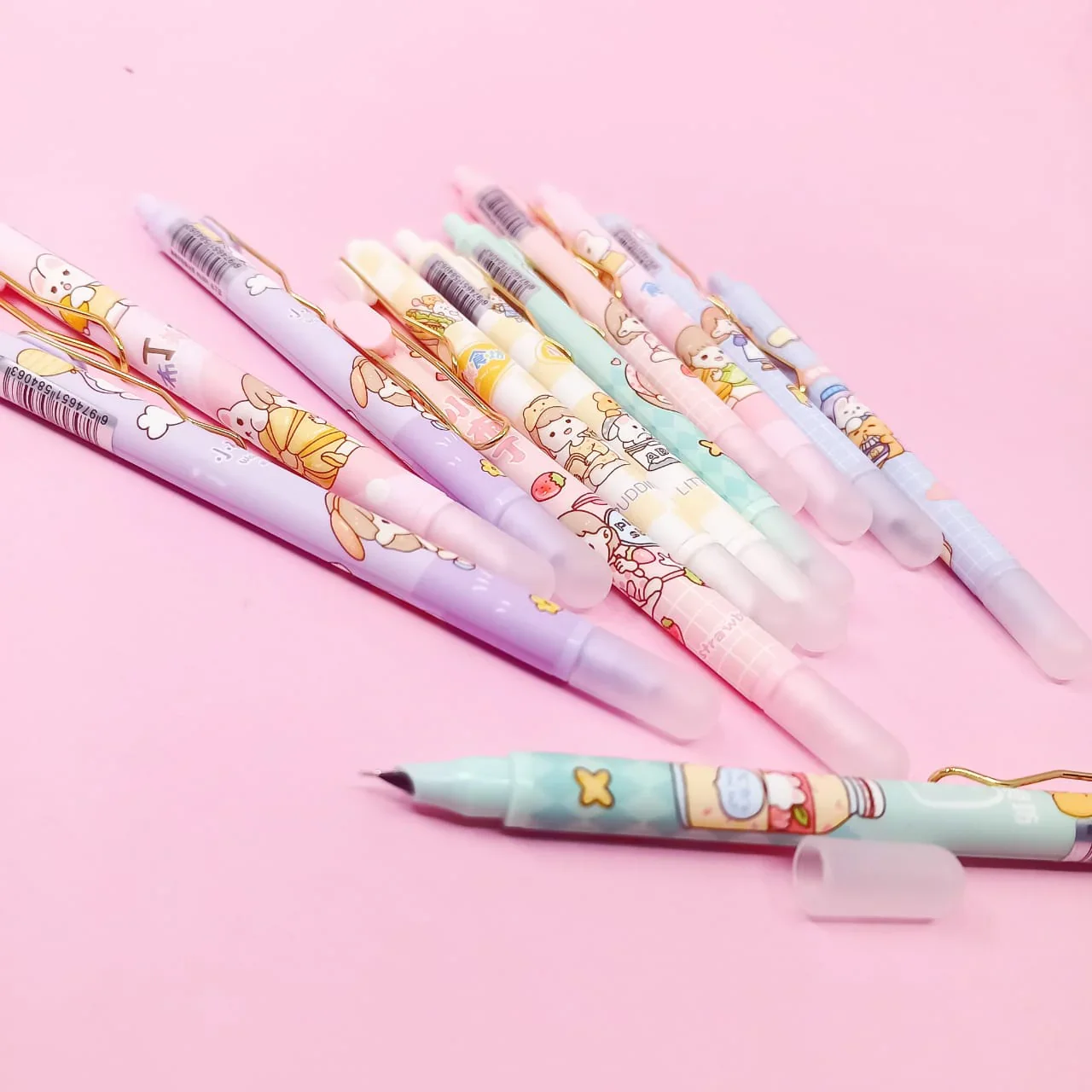Cute Push Button Press Type Fountain Pen - Image 3