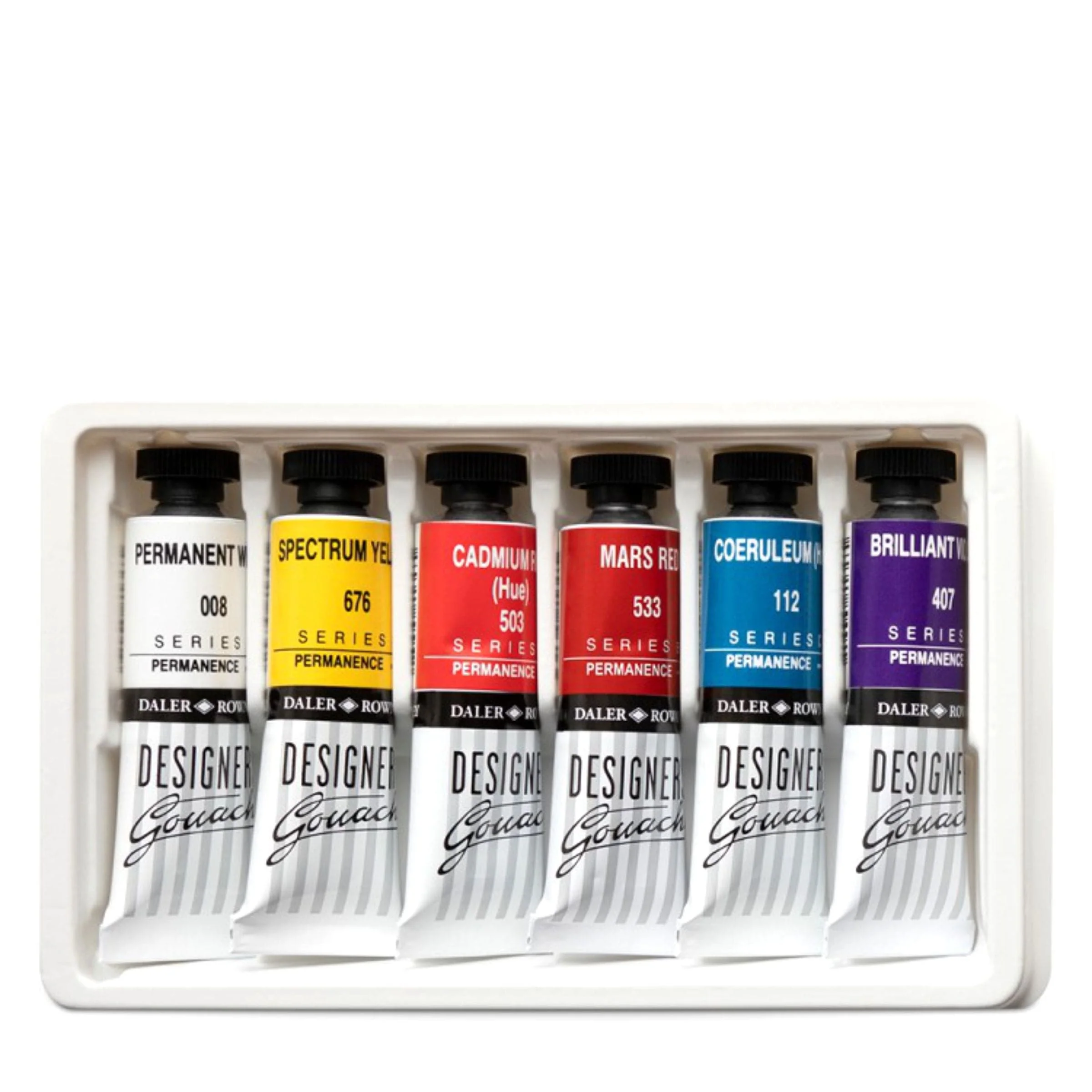 Daler Rowney Designers Gouache Professional Set of 6x15ml - Image 2