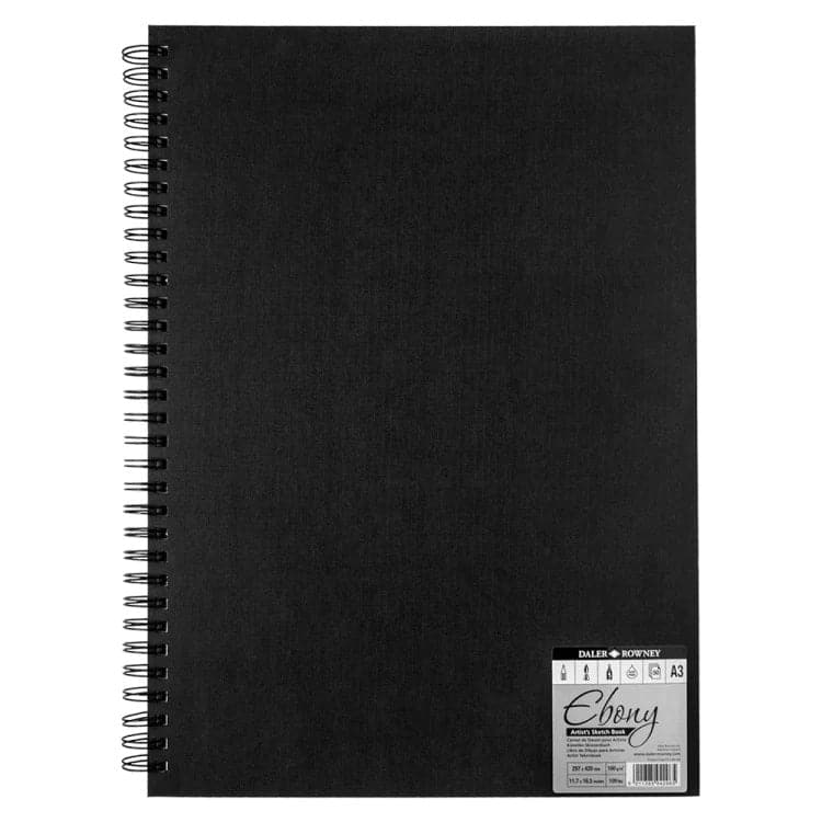 Daler Rowney Ebony Hardback Spiral Sketchbook - Image 5