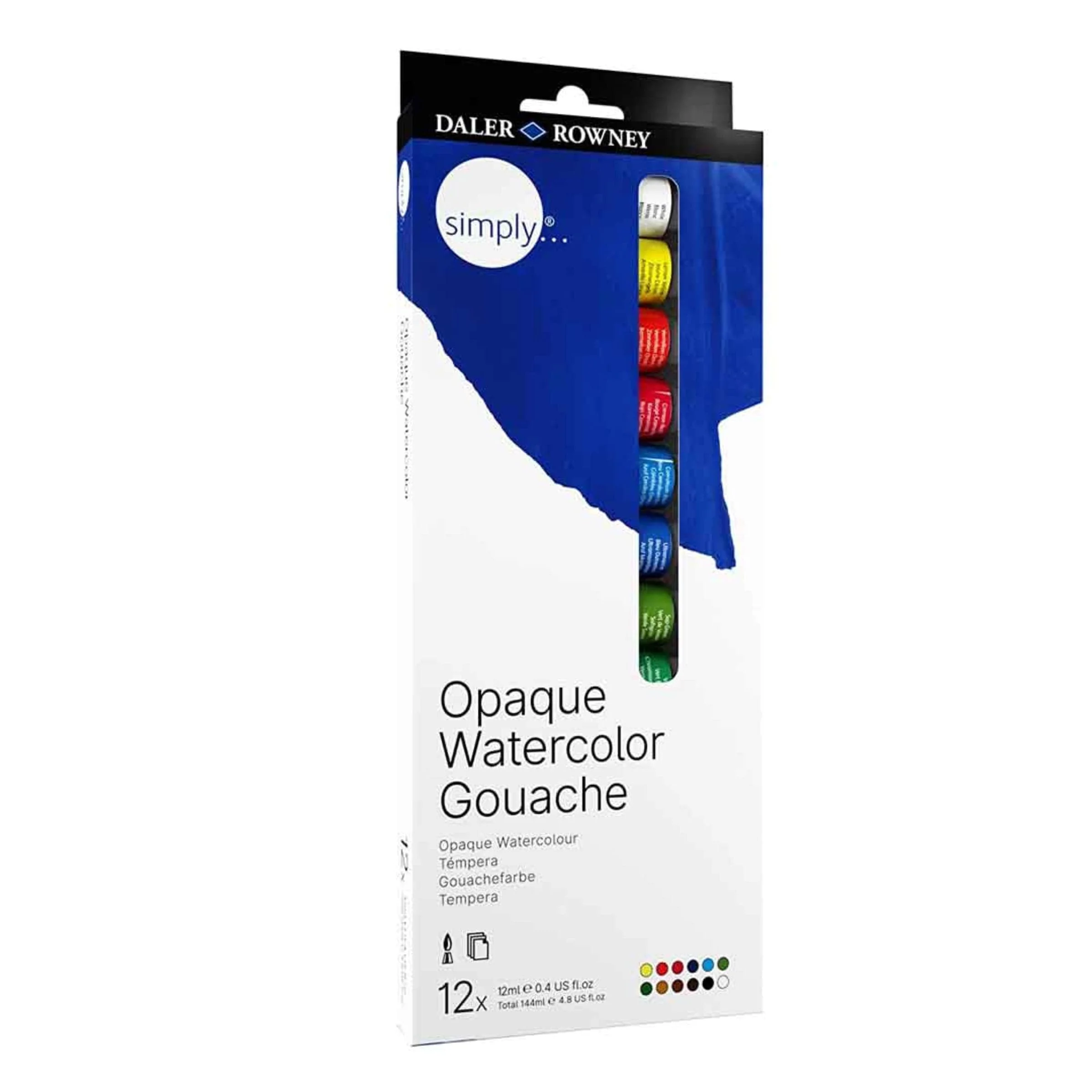 Daler Rowney Simply Gouache Tubes Set - Image 2