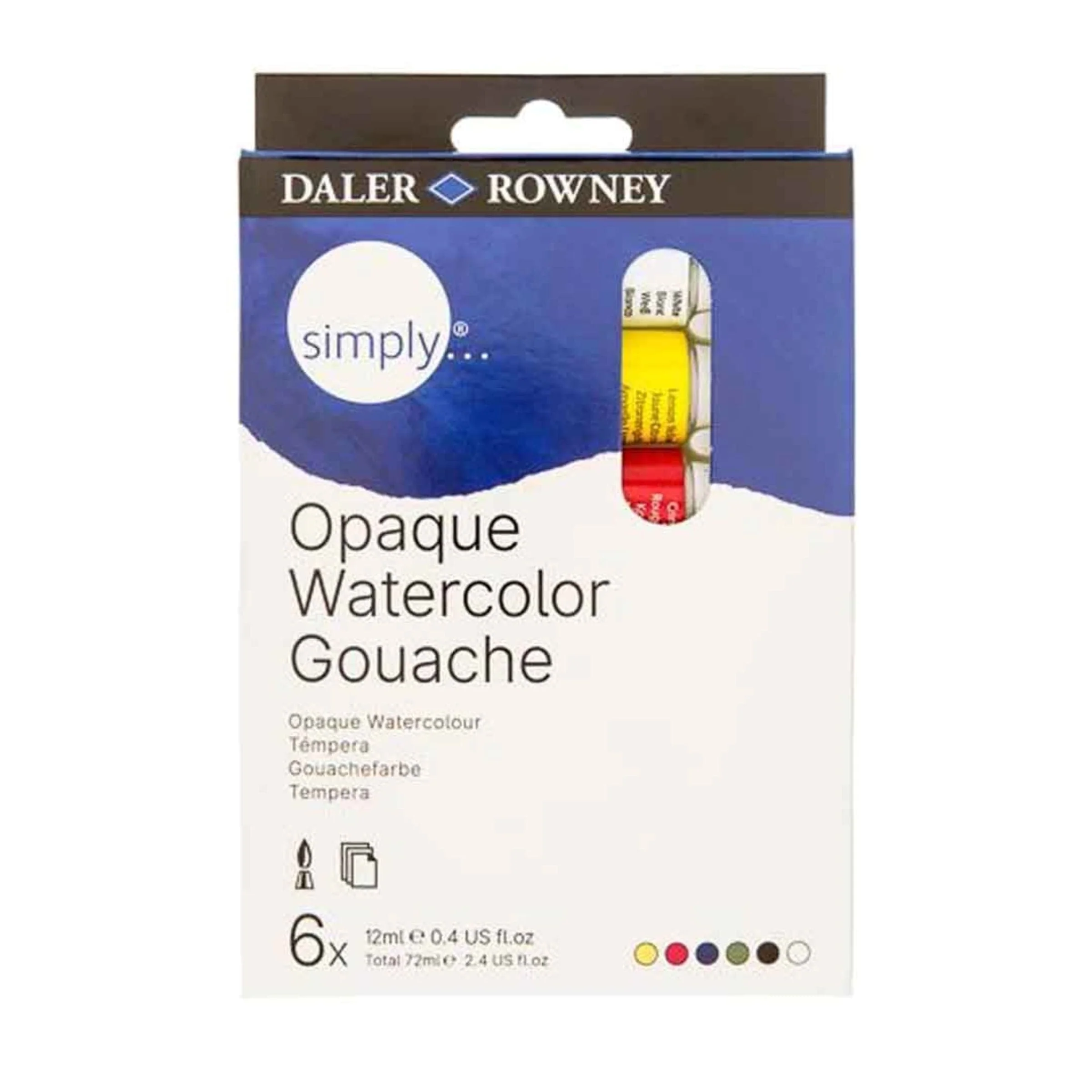 Daler Rowney Simply Gouache Tubes Set - Image 3