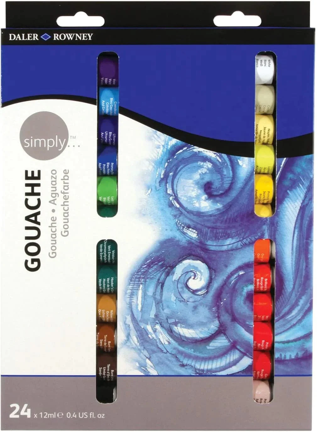 Daler Rowney Simply Gouache Tubes Set - Image 4