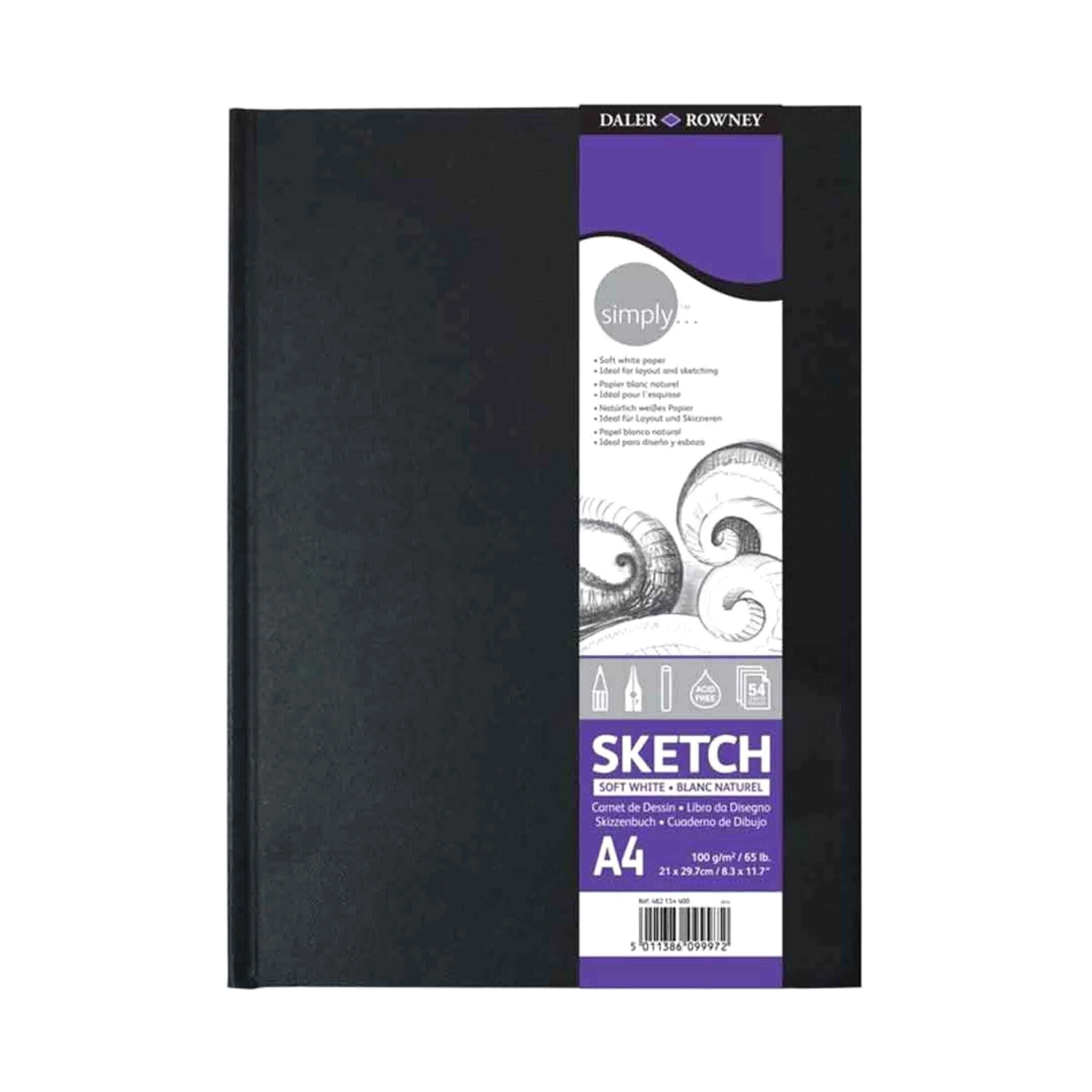 Daler Rowney Simply Hard Cover Sketchbook - Image 4