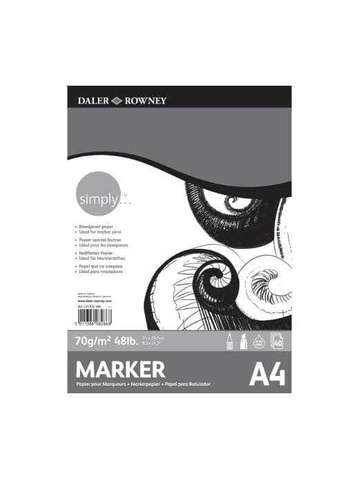 Daler Rowney Simply Marker Pad - Image 3