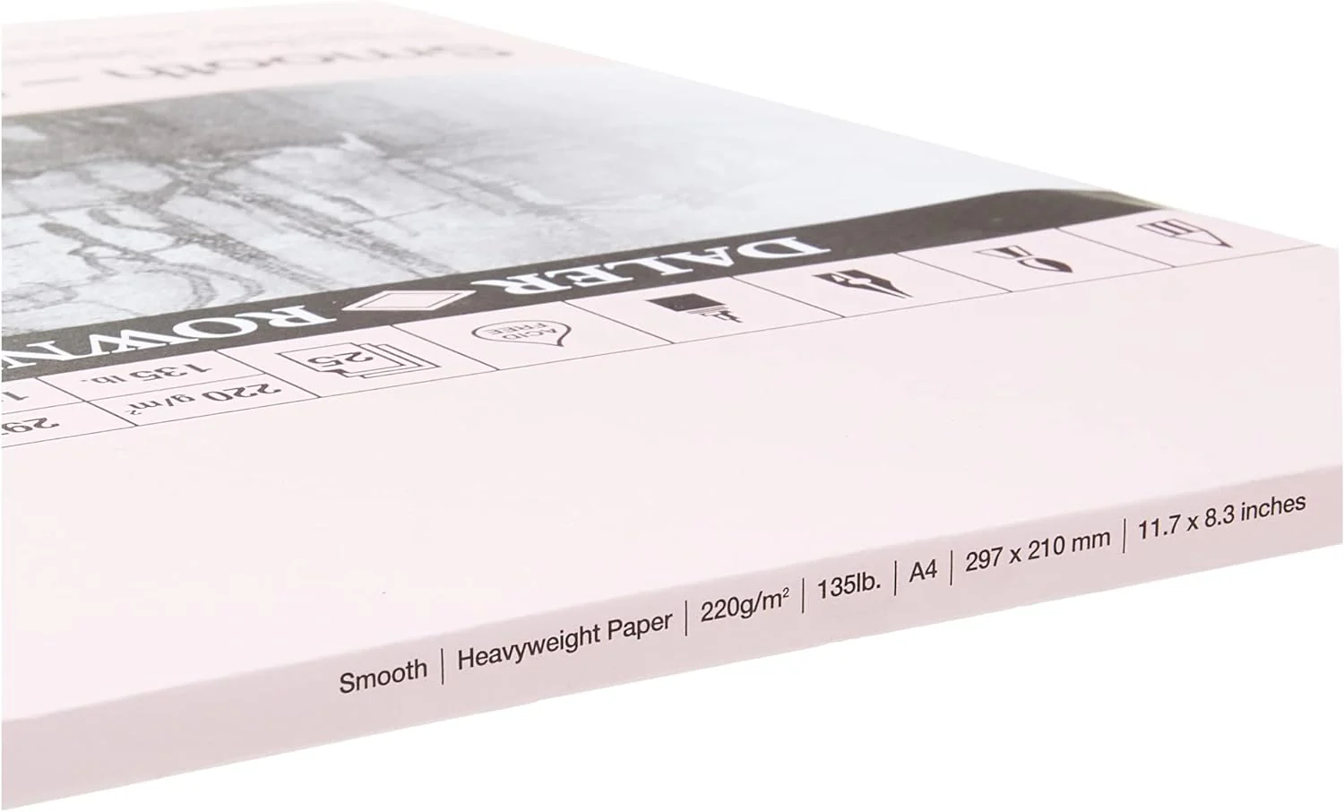 Daler Rowney Smooth Heavyweight Pad 220gsm 25 Sheets - Image 6