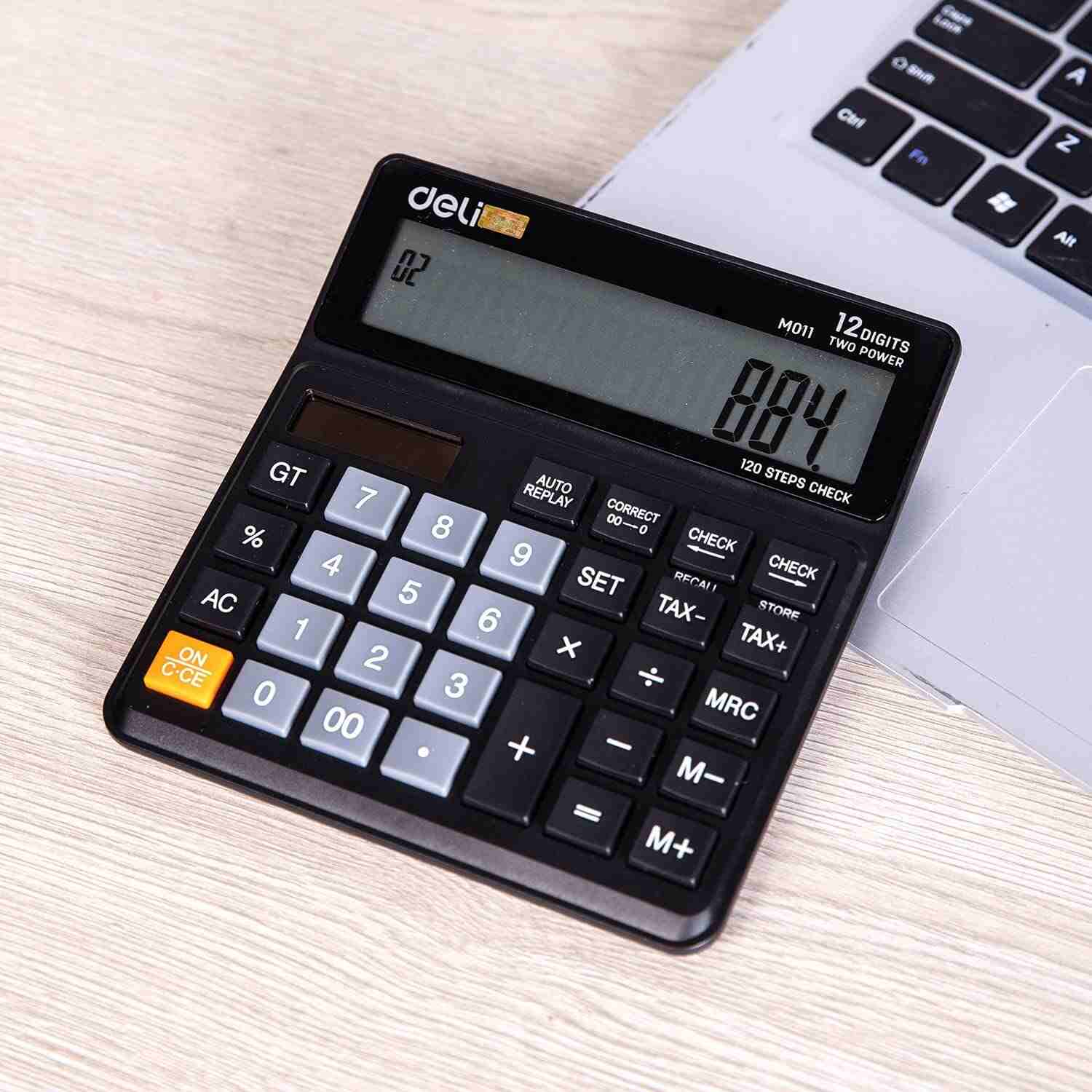 Deli 12 Digits Desktop Calculator EM01120 - Image 2