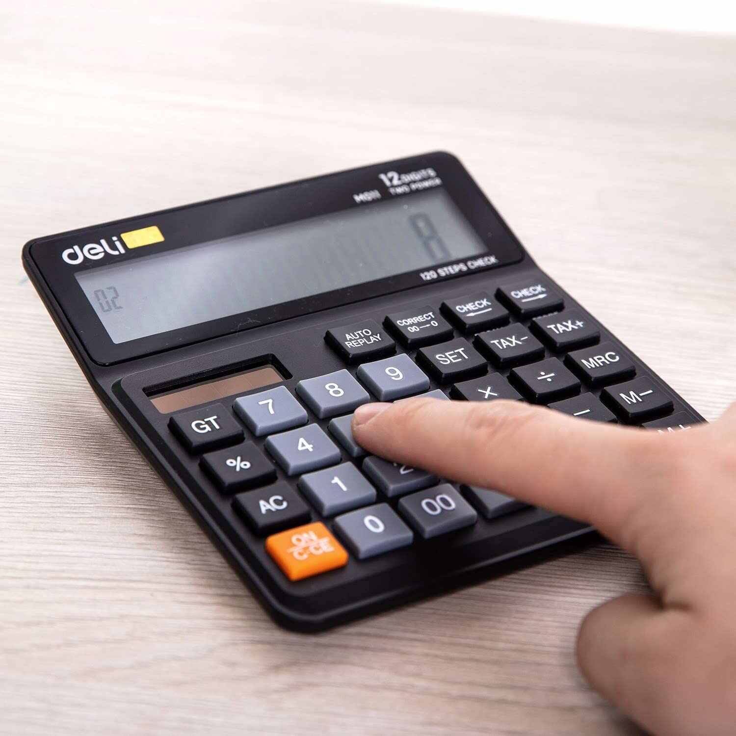 Deli 12 Digits Desktop Calculator EM01120 - Image 3