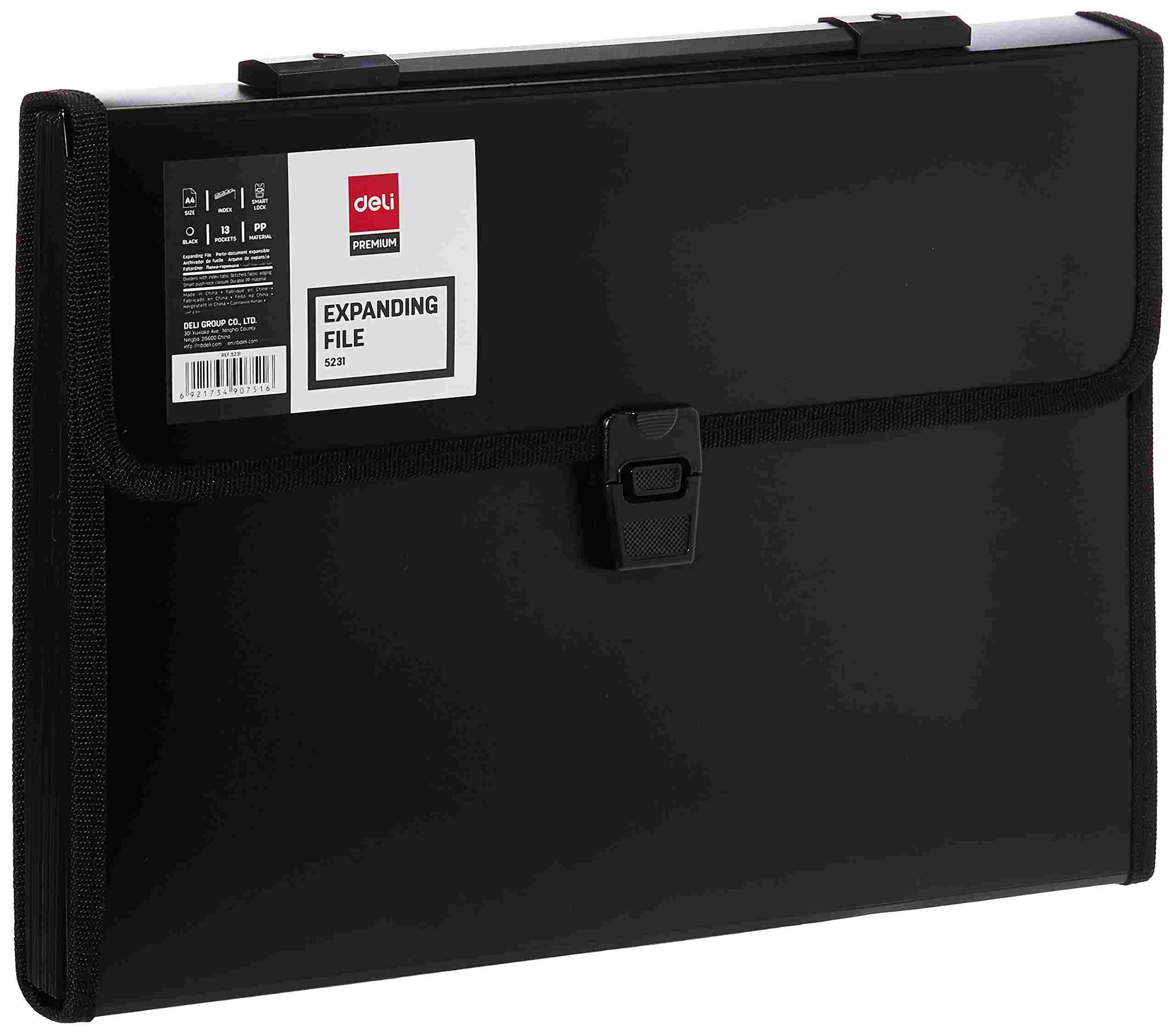 Deli 13 Pockets A4 Expanding File E5231 - Image 2