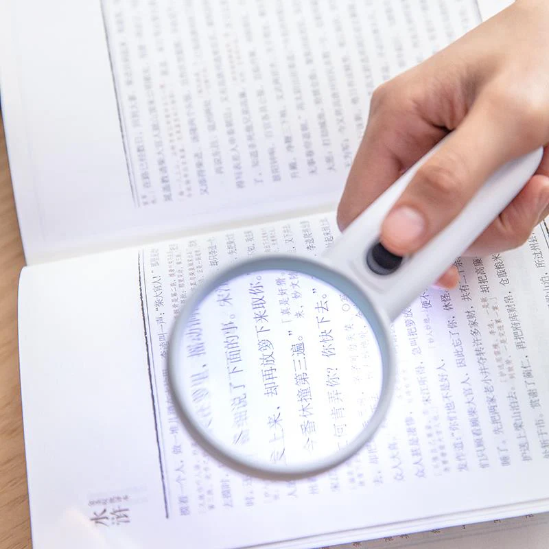 Deli Magnifying Glass 60mm with LED Light E9098 - Image 4