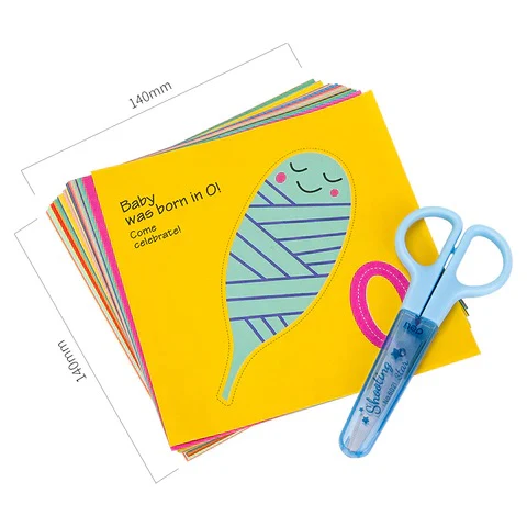 Deli Origami Paper Cuts 100 Sheets 74802 - Image 5