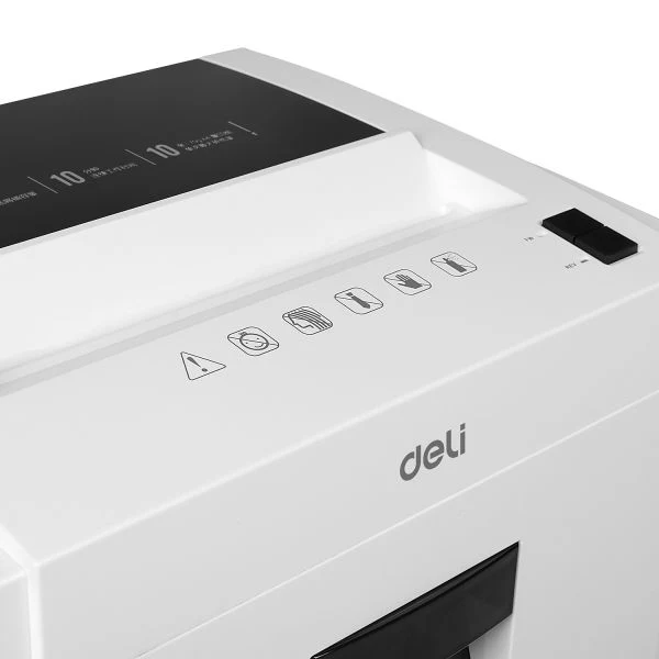Deli Paper Shredder 10 Sheets Shred Size 4*25Mm 23L Bin E9952 - Image 4