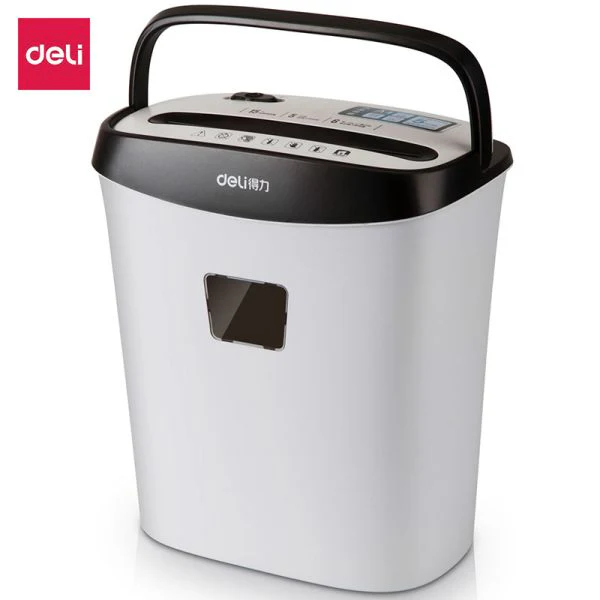 Deli Paper Shredder 6 Sheet White 9928 - Image 3