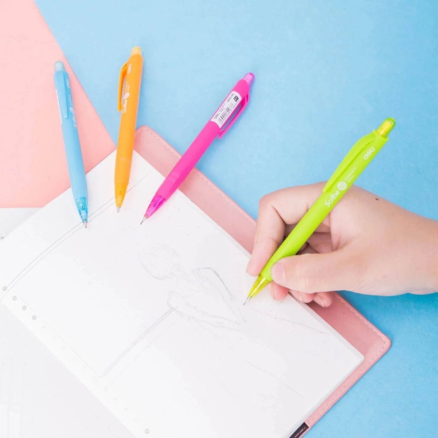 Deli Scribe Mechanical Pencil 0.5mm U60200 - Image 3