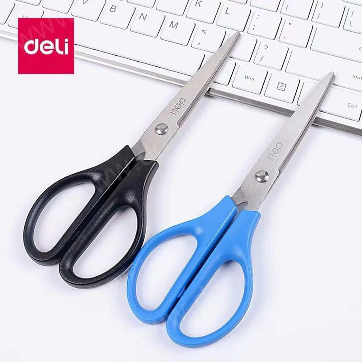 Deli Stainless Steel Scissors 175mm 6003 - Image 3