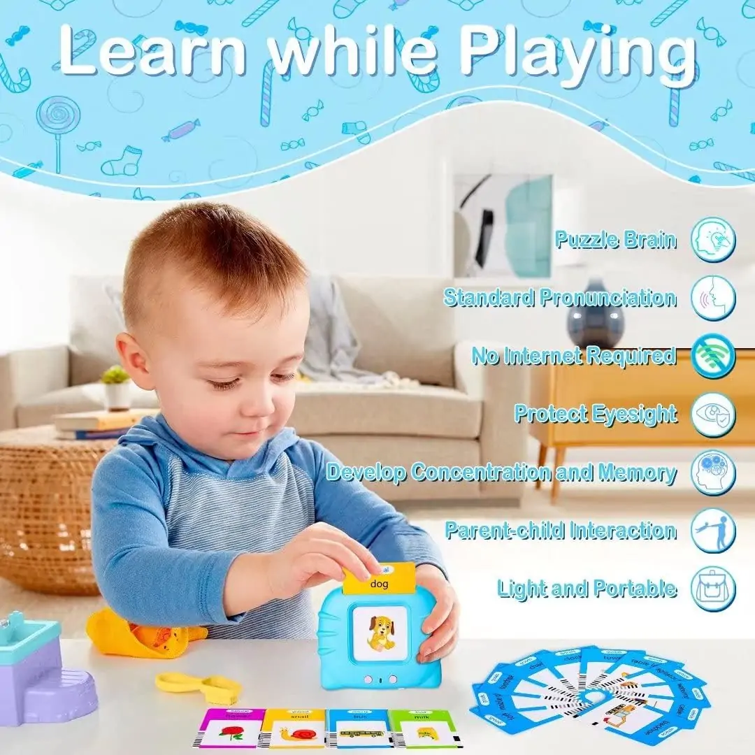 Early Learning Talking Educational Flash Cards - Image 5