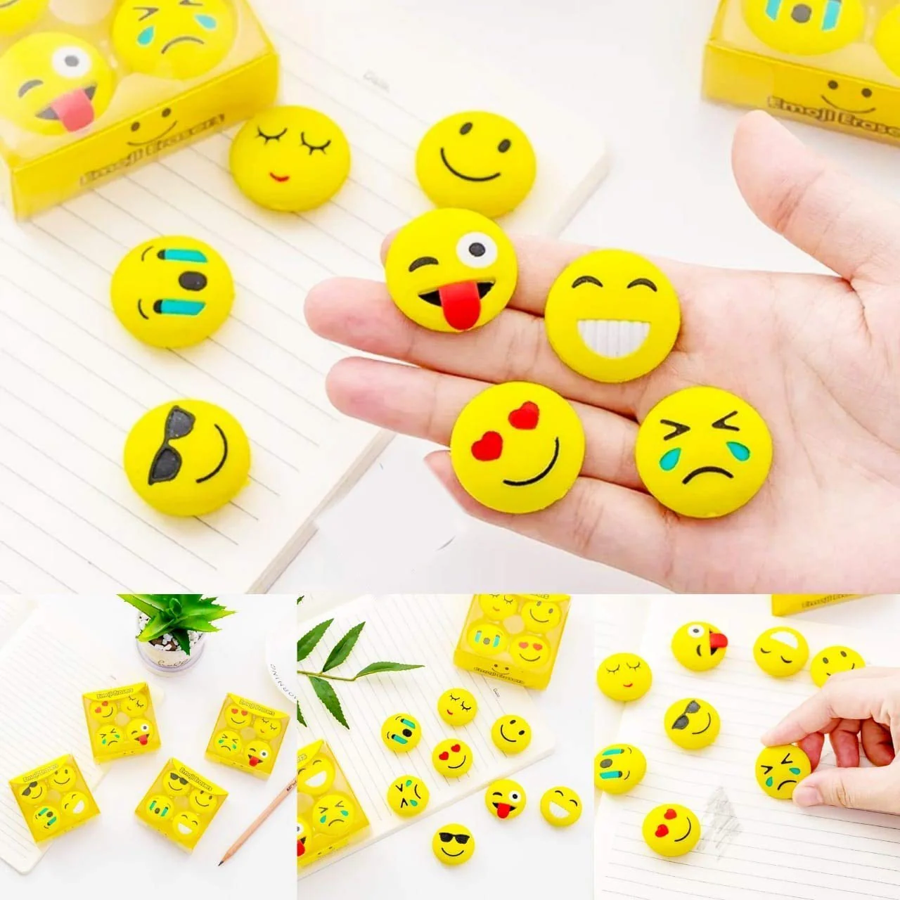 Emoji Eraser 4pcs Set (8406) - Image 6